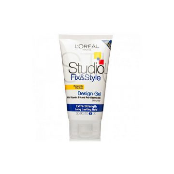 LOreal Studio Line Fix and Style Vitamin Enriched Strong Hold Gel - 150ml