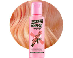 Crazy Color PEACHY CORAL semi permanent hair colour cream 100ml