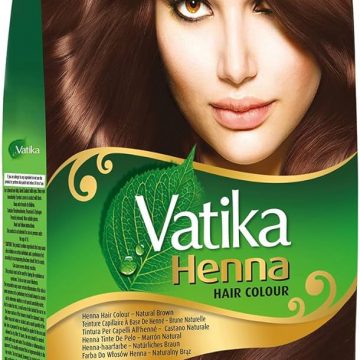 Vatika Henna Hair Colour Natural Brown 60G