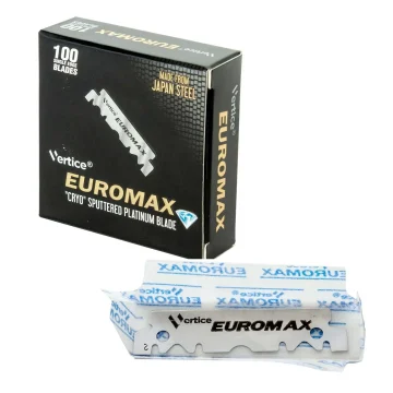 Euromax Cyro Sputtered Platinum Blade: Unleash Superior Single Edge Precision 100 Pack