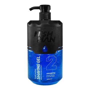 Nishman Fresh Active Shaving Gel: Invigorate Your Shave 1000ml