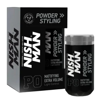 Nishman Hair Styling Powder Wax 20g: Unleash Instant Volume, Texture & Matte Hold