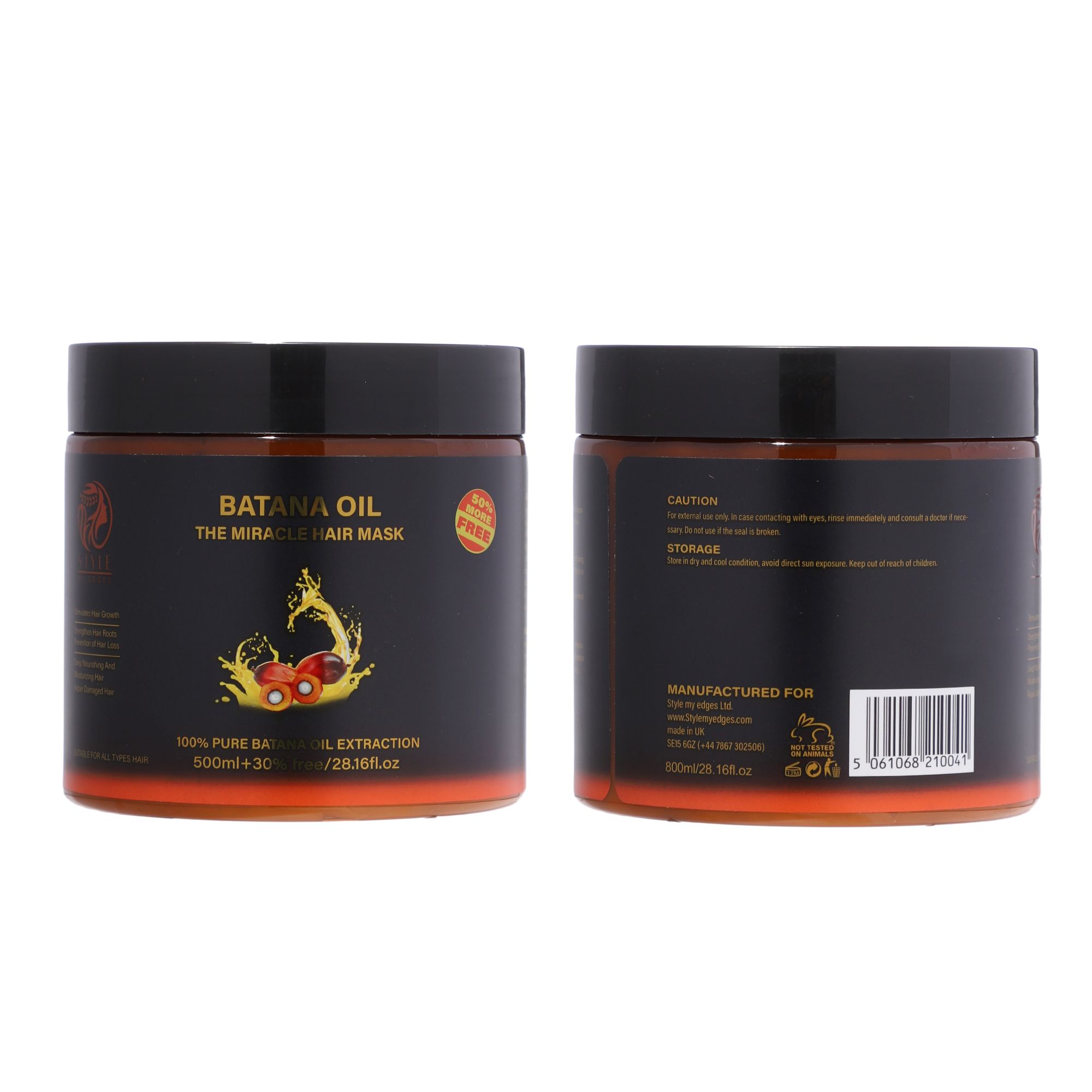 Batana Oil Hair Mask 800ml: Intensive Repair, Growth & Deep Moisture