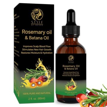 Batana Rosemary Oil 2oz: Stimulate Growth, Strengthen & Revitalize