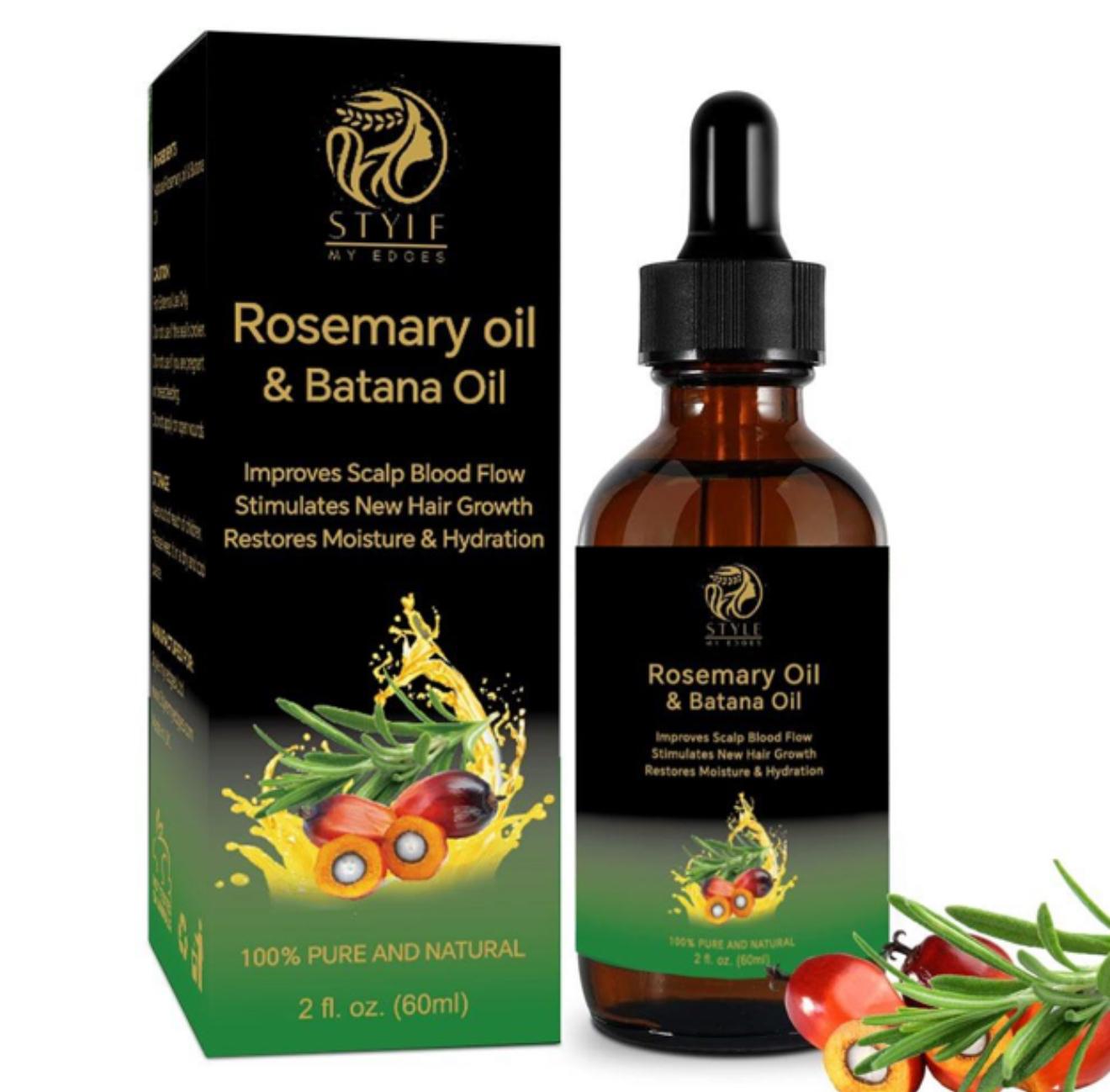 Batana Rosemary Oil 2oz: Stimulate Growth, Strengthen & Revitalize