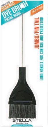 Stella Collection Dye Brush Jumbo/Pin Tail 2428Pin: 2-in-1 Professional Hair Coloring Tool