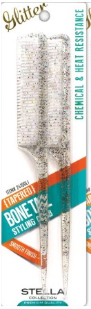 Magic Collection Glitter Bone Tail Comb Silver: The Ultimate Tool for Precision Styling