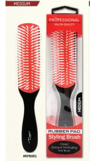 Magic Rubber Pad Classic Styling & Detangling Hair Brush RPB00: The Ultimate Tool for Gentle Hair Care