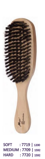 Magic Collection Single Wood Brush Boar & Plastic Bristles 1: The Ultimate Wave Brush for Every Hair Type