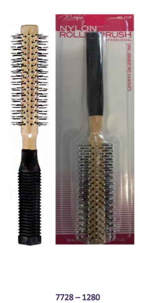Magic Collection Nylon Roller Brush Rubber Hand 7728: The Ultimate Tool for Blow-Drying & Volume