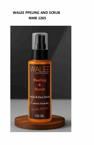 WALEE Professional Peeling & Scrub – 2-in-1 aFacial Exfoliator & Clarifier