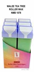 WALEE Tea Tree Roller Wax Cartridge Refill Depilatory (6 x 100g) Professional Pack