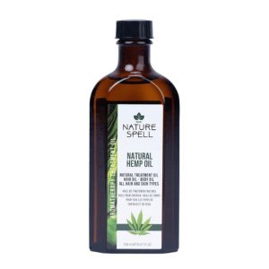 Nature Spell Hemp Oil 150ml: The Ultimate Miraculous Calming Agent for Sensitive Skin and Weak Hair