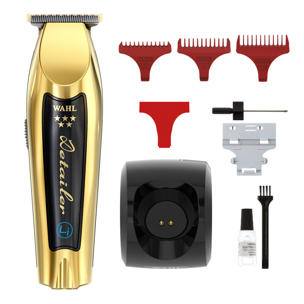 Wahl Professional 5-Star Series Cordless Detailer Li Trimmer (Gold) – Precision Grooming Tool