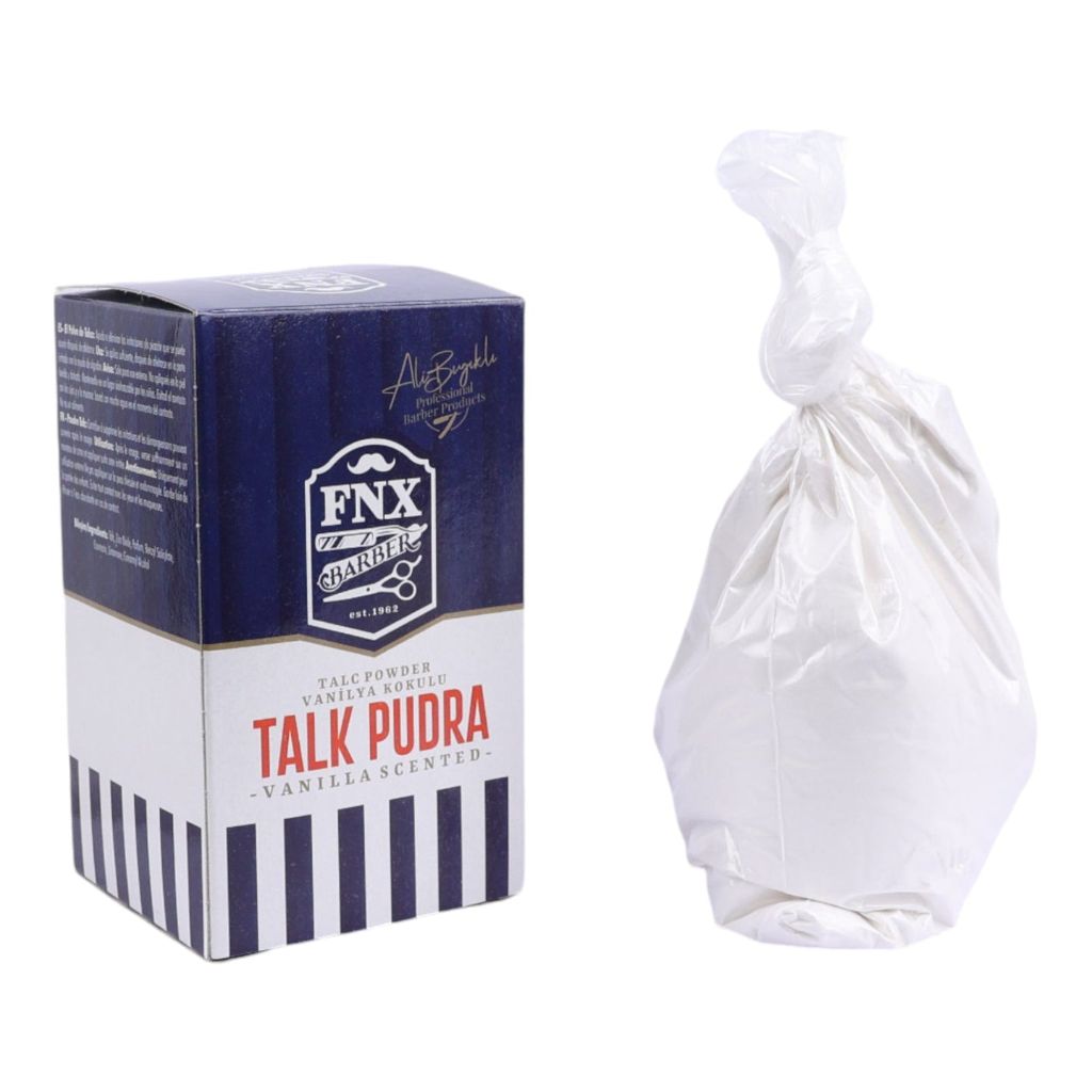 FNX Barber Vanilla Scented Talc Powder 250g 2 FNX Barber Vanilla Scented Talc Powder 250g - Image 2