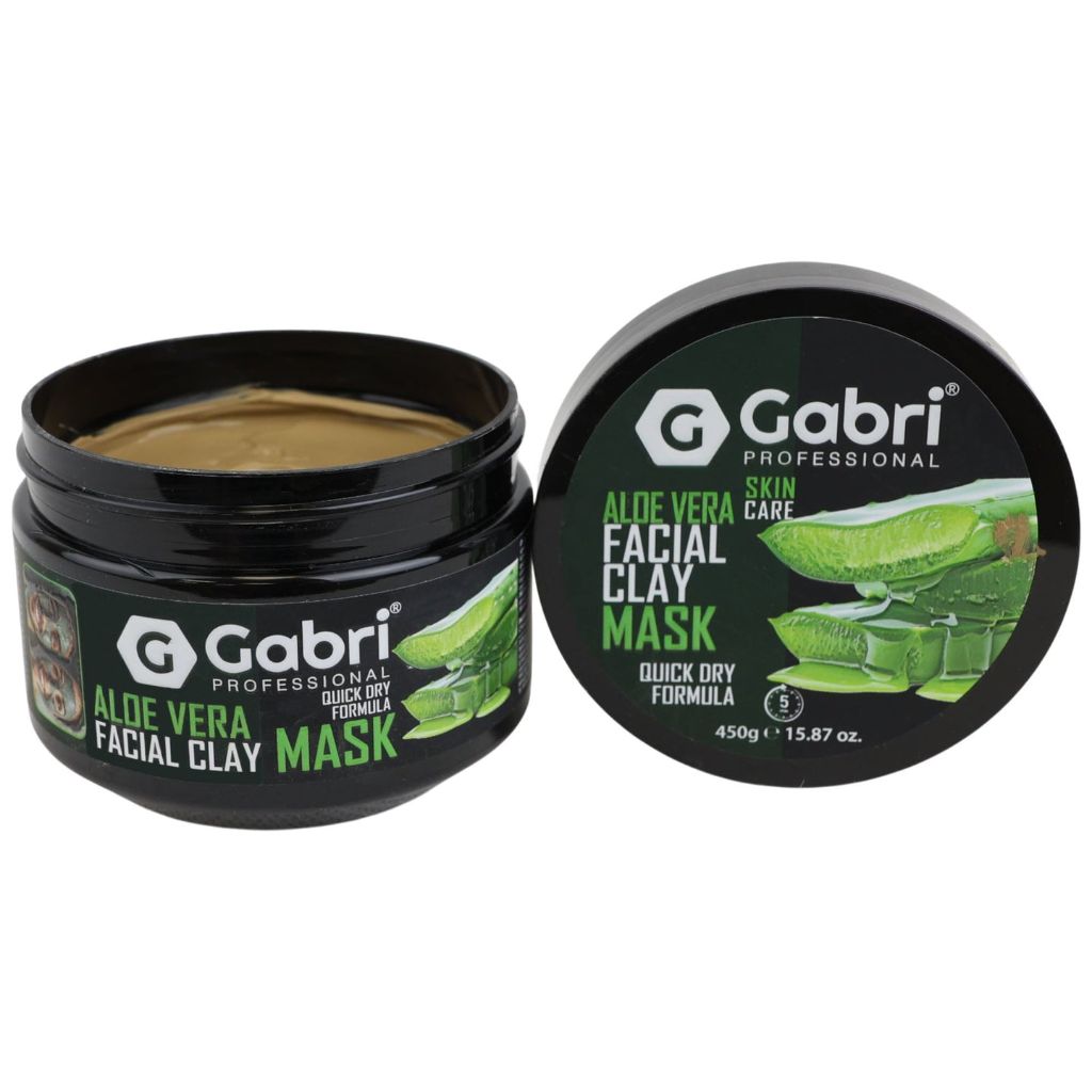 Gabri Professional Aloe Vera Facial Clay Mask 450g | Deep Cleansing 5 Gabri Professional Aloe Vera Facial Clay Mask 450g | Deep Cleansing - Image 5