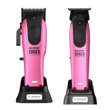 Kiepe EdgeX Pink Combo: 2 Ultimate Professional Hair Tools