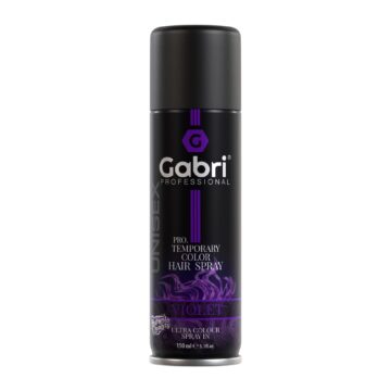 Gabri Professional Pro Temporary Hair Colour Spray Violet 150ml: Instant Vibrant Colour for Creative Expression
