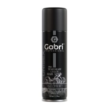 Gabri Professional Pro Temporary Hair Colour Spray Silver 150ml: Instant Metallic Shine for Modern Styling