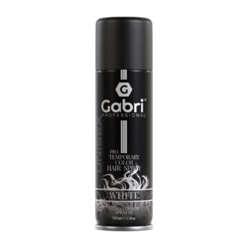 Gabri Professional Pro Temporary Hair Colour Spray White 150ml: Instant Clean Base & Creative Styling Finish