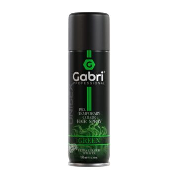 Gabri Professional Pro Temporary Hair Colour Spray Green 150ml: Instant Vibrant Colour for Bold Creative Styling