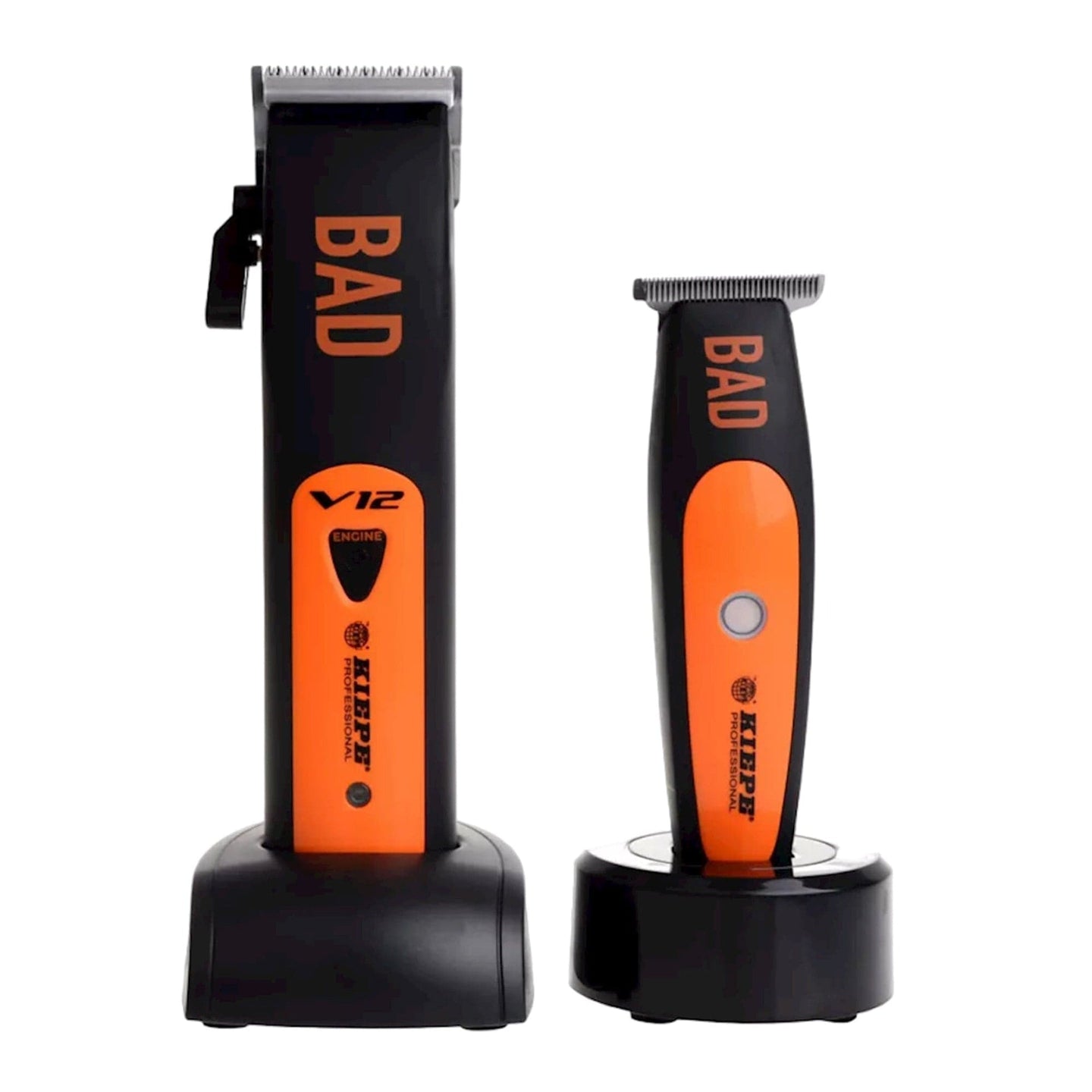 Kiepe BAD Combo Set Superfast V12 + Zero Estremo Evo: Professional Clipper & Trimmer Combo for Barbers