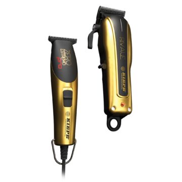 Kiepe Golden Combo Set Rivale Clipper & Zero Extreme Pro Trimmer: Masterpiece of Professional Advanced Precision Integration and Fiber Resilience