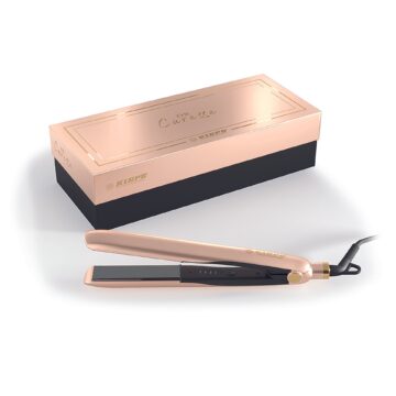 Kiepe Hair Straightener 30W Gold: Masterpiece of Professional Advanced Precision Integration and Fiber Resilience