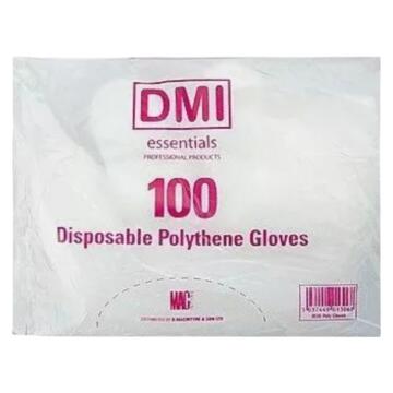 DMI Professional Disposable Polythene Gloves 100s: Premium Hand Protection for Salon & Barber Professionals