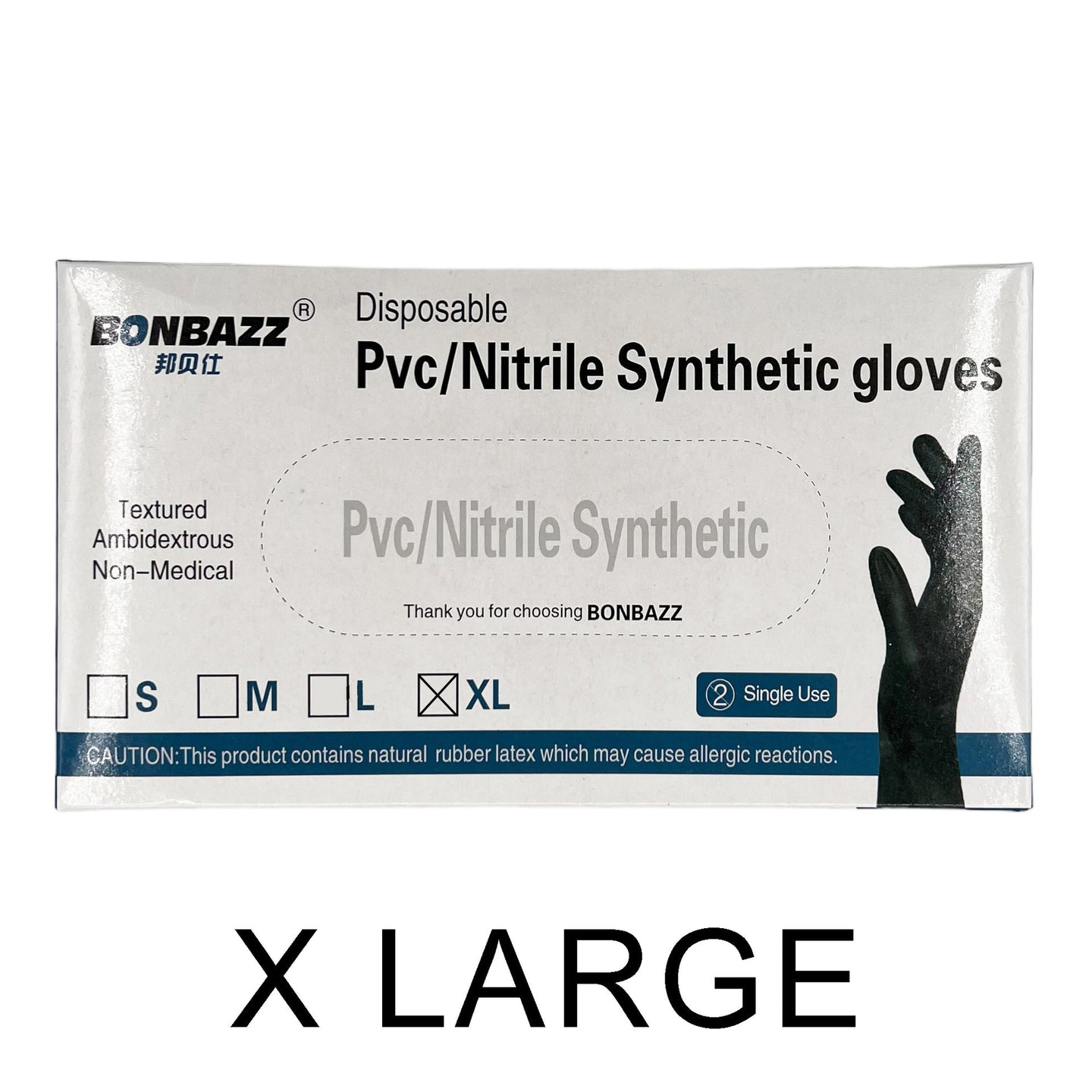 Eson Nitrile Disposable Black Gloves
