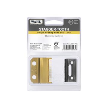 Wahl Stagger-Tooth Clipper Blade for 5 Star Cordless Magic Clip Gold – Professional Fade & Blending Blade: The Ultimate Cutting Solution