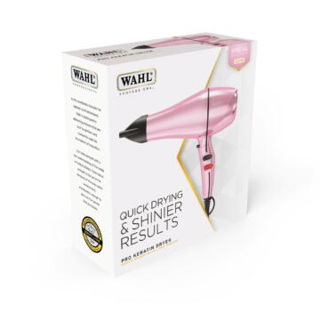 Wahl Hair Dryer Pro Keratin 2200W Pink – 1 Professional Hair Styling and Drying Solution