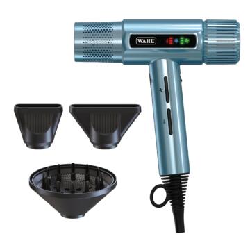 Wahl Vanquish Hair Dryer Cool Blue – 1 Elite 1600W Professional Digital Styling Powerhouse