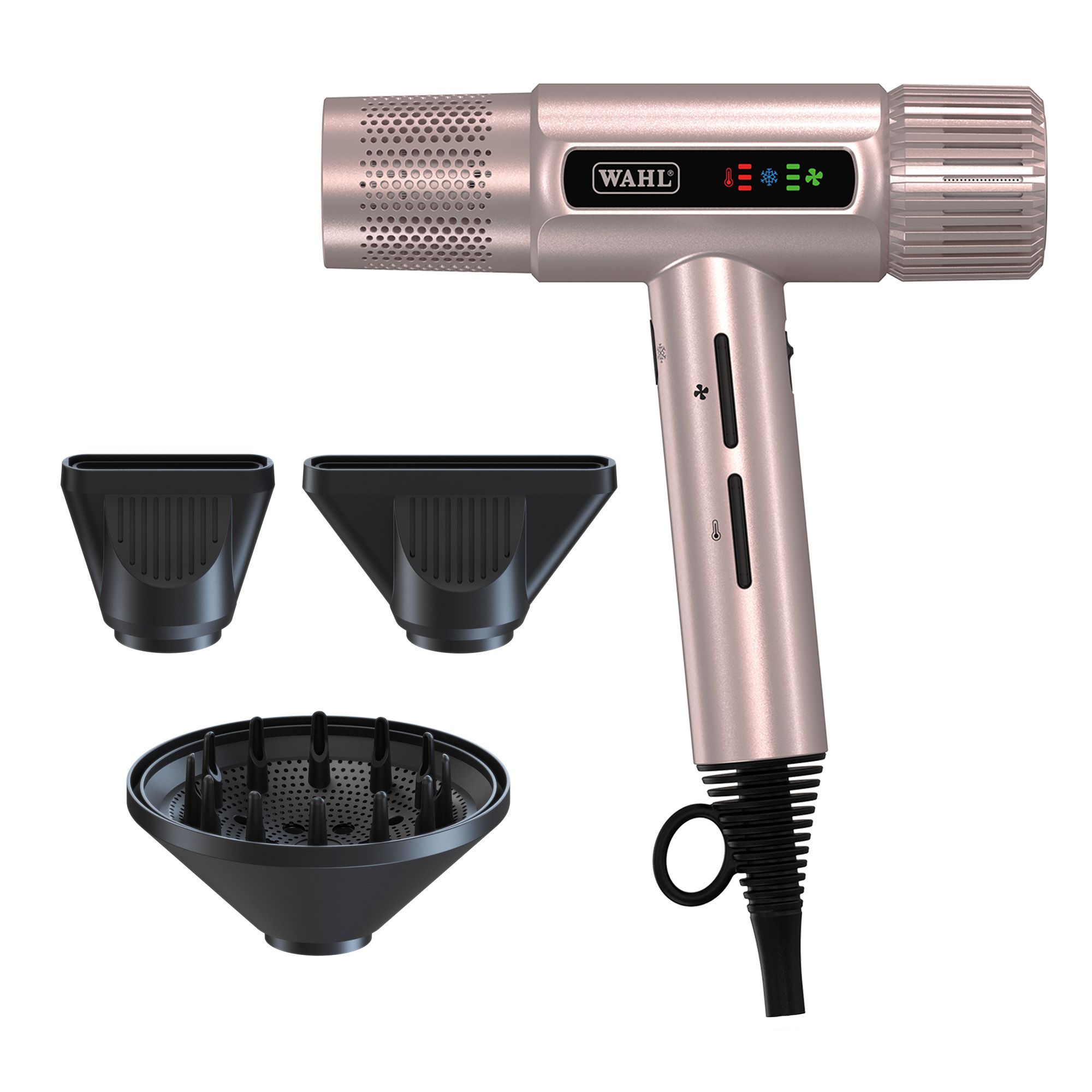 Wahl Hair Dryer Vanquish Rose Gold Hair Dryer – 1 Elite Professional Digital Styling Powerhouse