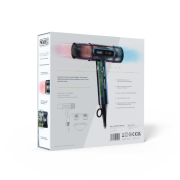 Wahl Vanquish Hair Dryer Grey – 1 Elite 1600W Professional Digital Styling Powerhouse
