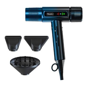 Wahl Vanquish Hairdryer Midnight Blue: Quiet and Controlled Styling