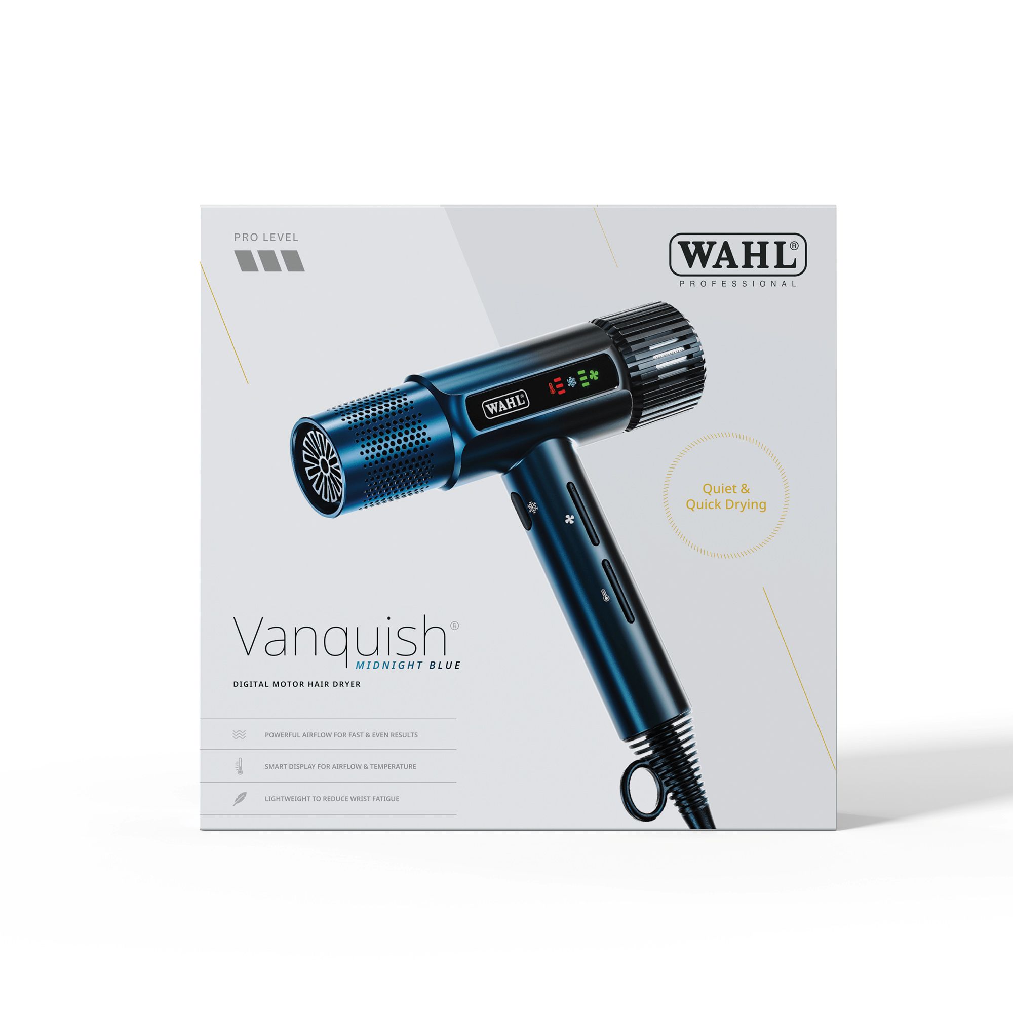 Wahl Vanquish Hairdryer Midnight Blue: Quiet and Controlled Styling 2 Wahl Vanquish Hairdryer Midnight Blue: Quiet and Controlled Styling - Image 2